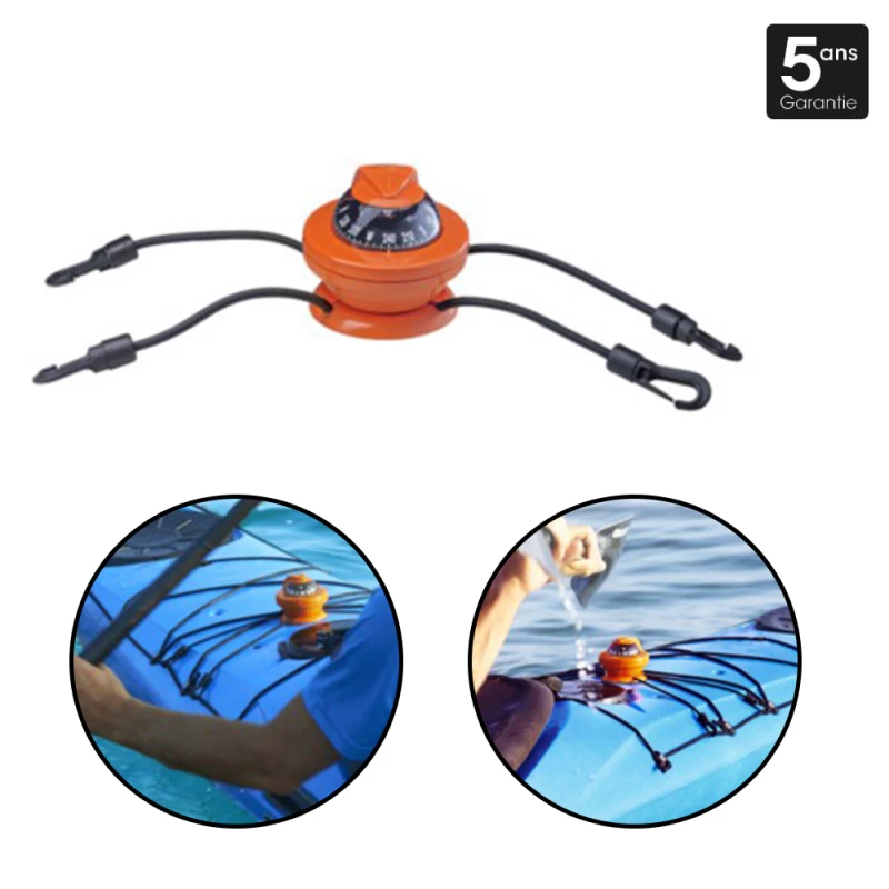 PLASTIMO COMPAS POUR KAYAK OFF 55 KAYAK ORANGE Z/ABC