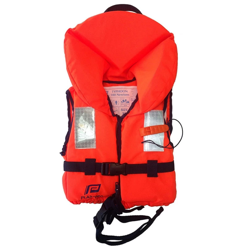 GILET PLASTIMO TYPHON ORANGE JUNIOR – Image 3