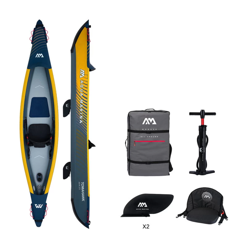 KAYAK GONFLABLE AQUA MARINA TOMAHAWK AIR-K 1P 2023 – Image 2