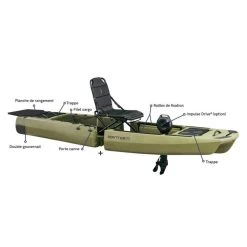 KAYAK MODULABLE POINT 65 KINGFISHER VERSION MER HOMOLOGABLE