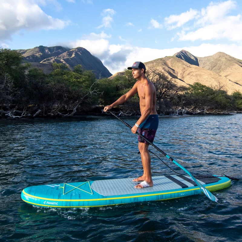 PADDLE FANATIC FLY AIR 10.4 PREMIUM 2022 GONFLABLE + PAGAIE CARBONE C35 COMPLET – Image 4