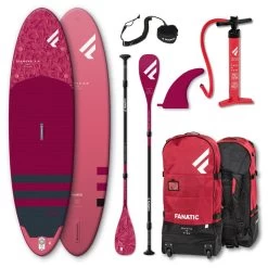 PADDLE GONFLABLE FANATIC DIAMOND AIR 10.4 + PAGAIE CARBON DIAMOND C35